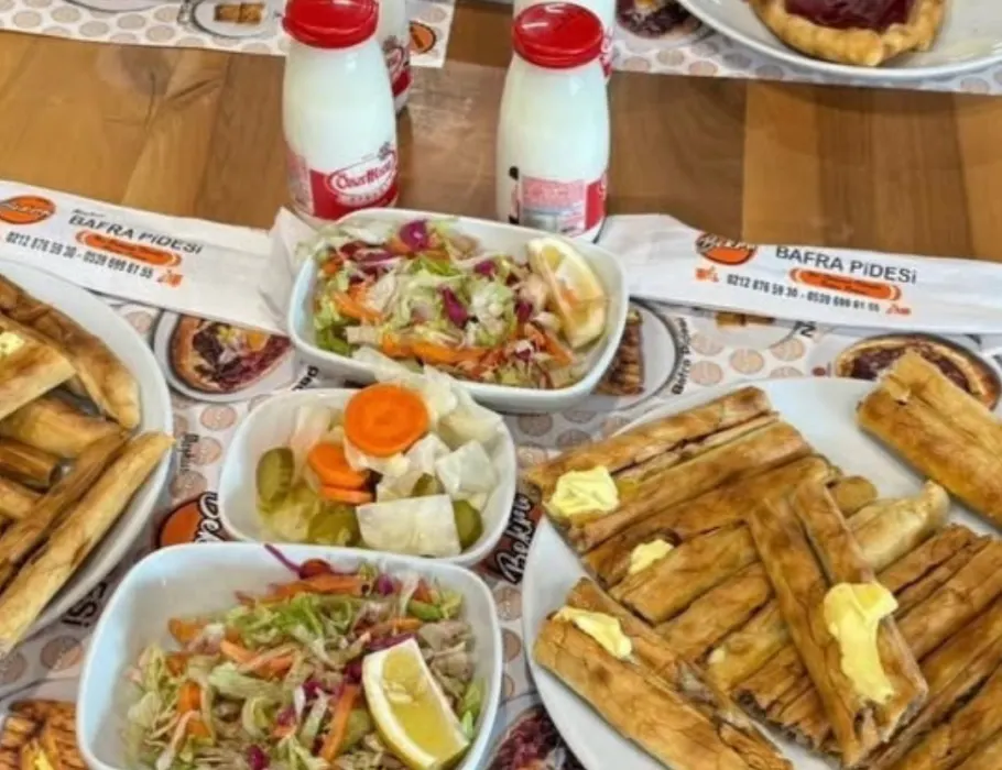 Bekra Bafra Pide sofrası