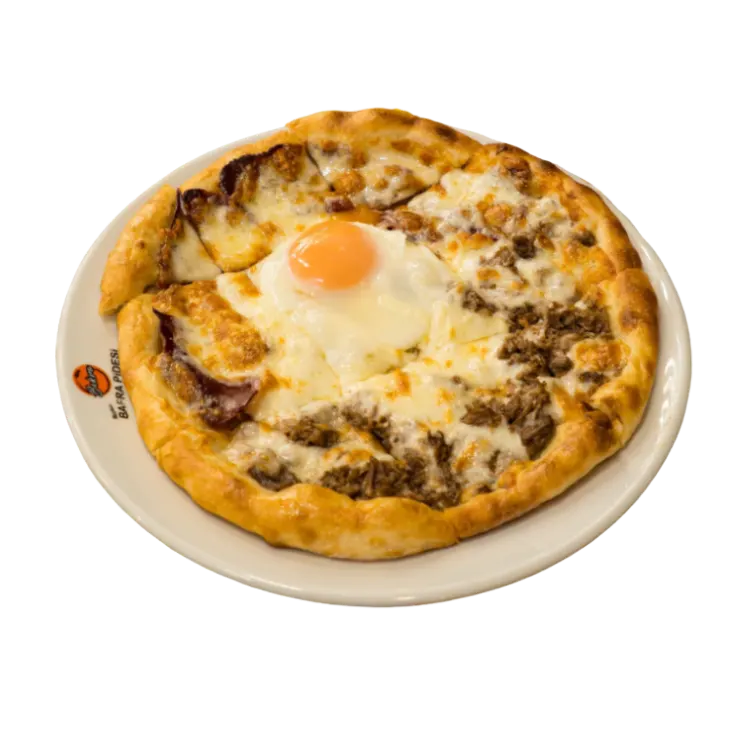 Yuvarlak Kavurmalı Pide